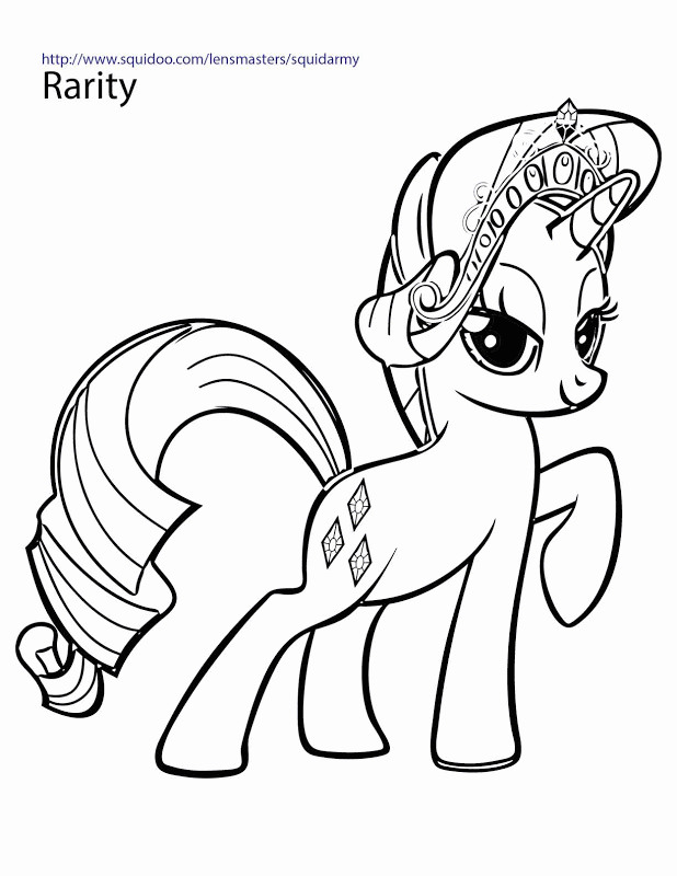 Detail Kartun Gambar Mewarnai Little Pony Nomer 43