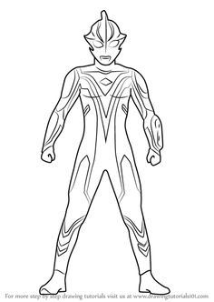 Kartun Gambar Mewarnai Ultraman - KibrisPDR