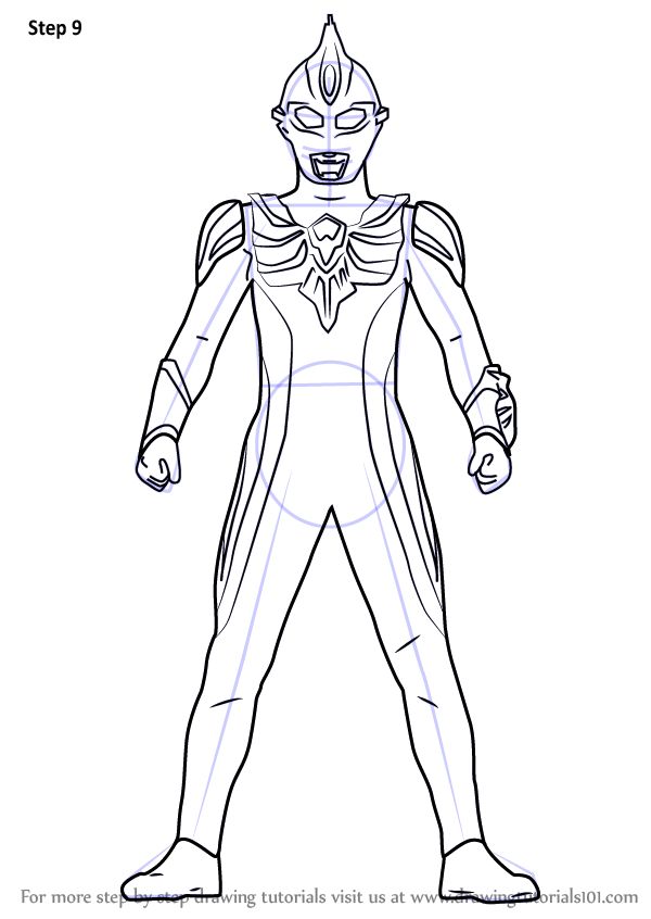 Detail Kartun Gambar Mewarnai Ultraman Nomer 35