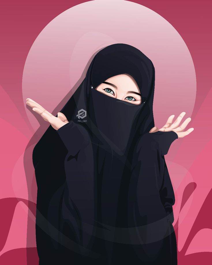 Detail Kartun Hijab Bercadar Nomer 23