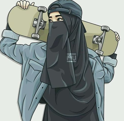 Detail Kartun Hijab Keren Nomer 49