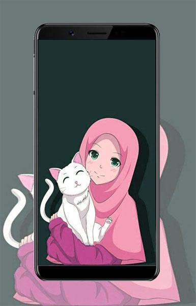 Detail Kartun Hijab Muslimah Nomer 23