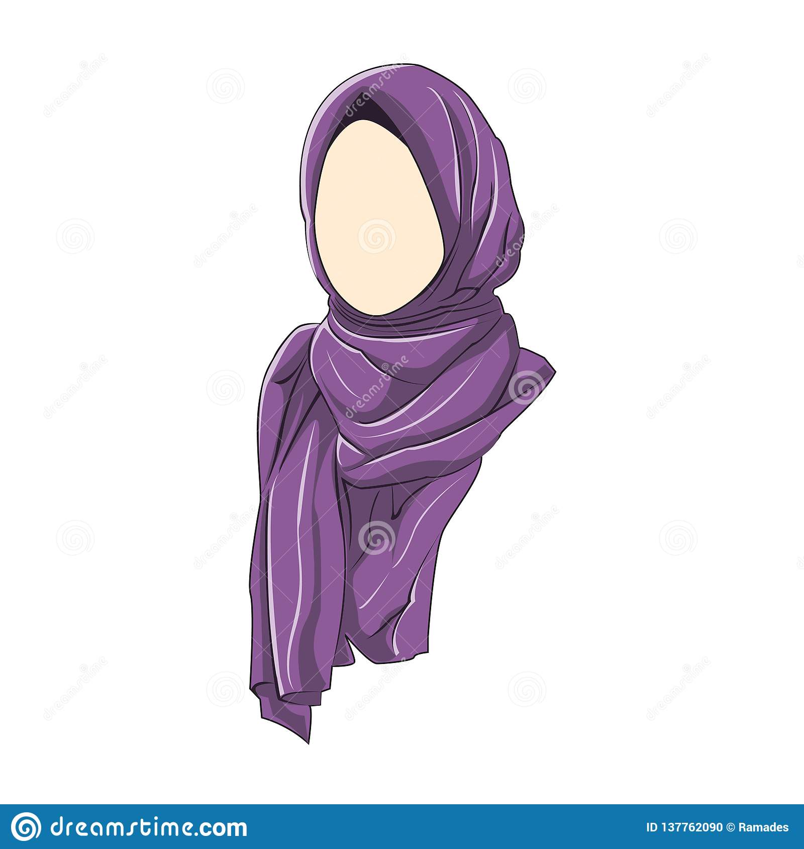 Detail Kartun Hijab Muslimah Nomer 49