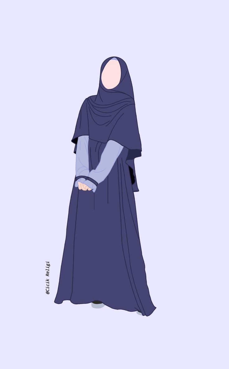 Detail Kartun Hijab Syari Nomer 28