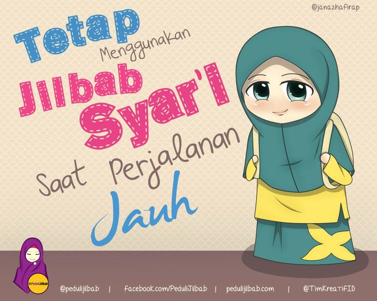 Detail Kartun Hijab Syari Nomer 54