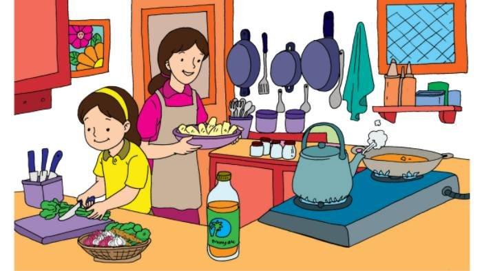 Detail Kartun Ibu Memasak Nomer 22