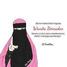 Detail Kartun Islami Gambar Kartun Wanita Bercadar Berkacamata Nomer 24