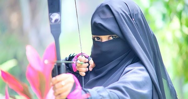 Detail Kartun Islami Gambar Kartun Wanita Memanah Nomer 29