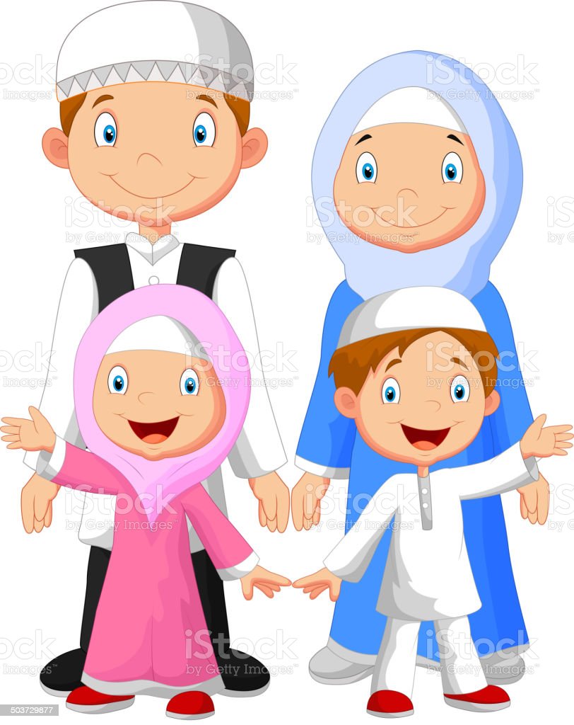 Detail Kartun Islami Vector Nomer 20