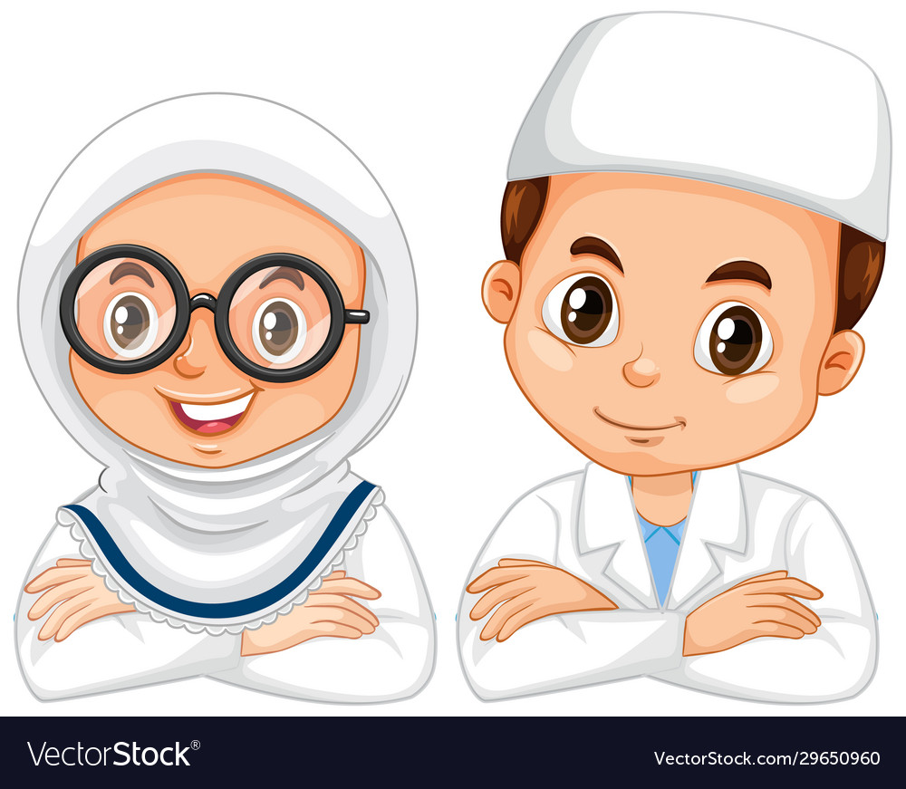 Detail Kartun Islami Vector Nomer 31