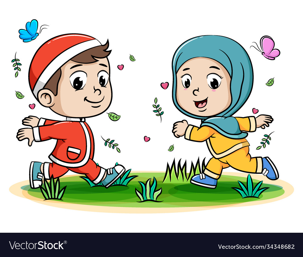 Detail Kartun Islami Vector Nomer 34