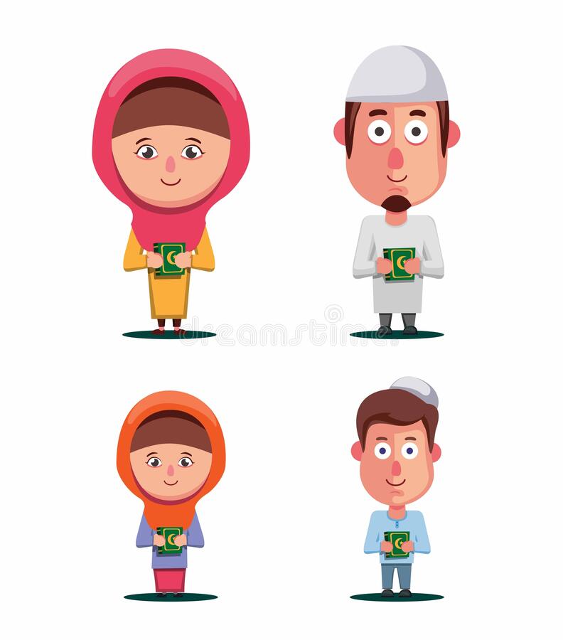 Detail Kartun Islami Vector Nomer 40