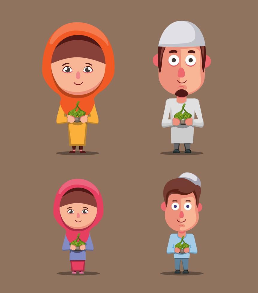 Detail Kartun Islami Vector Nomer 45