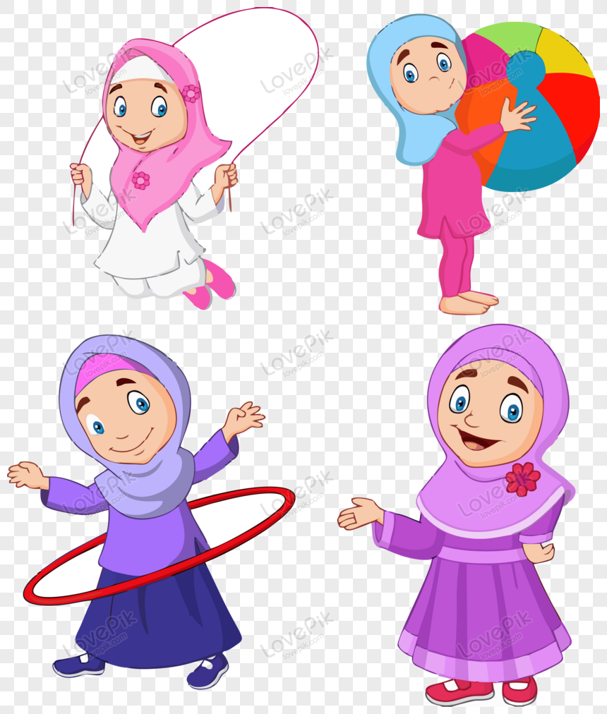 Detail Kartun Islami Vector Nomer 46
