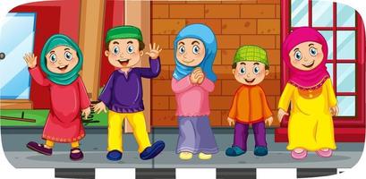 Detail Kartun Islami Vector Nomer 47