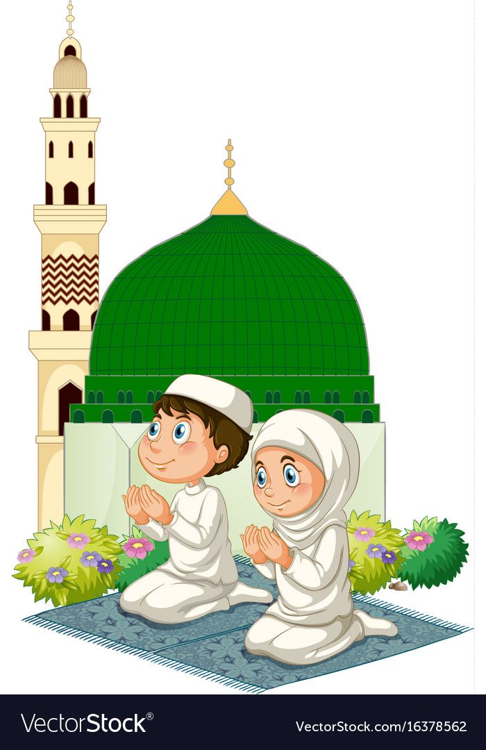 Detail Kartun Islami Vector Nomer 53