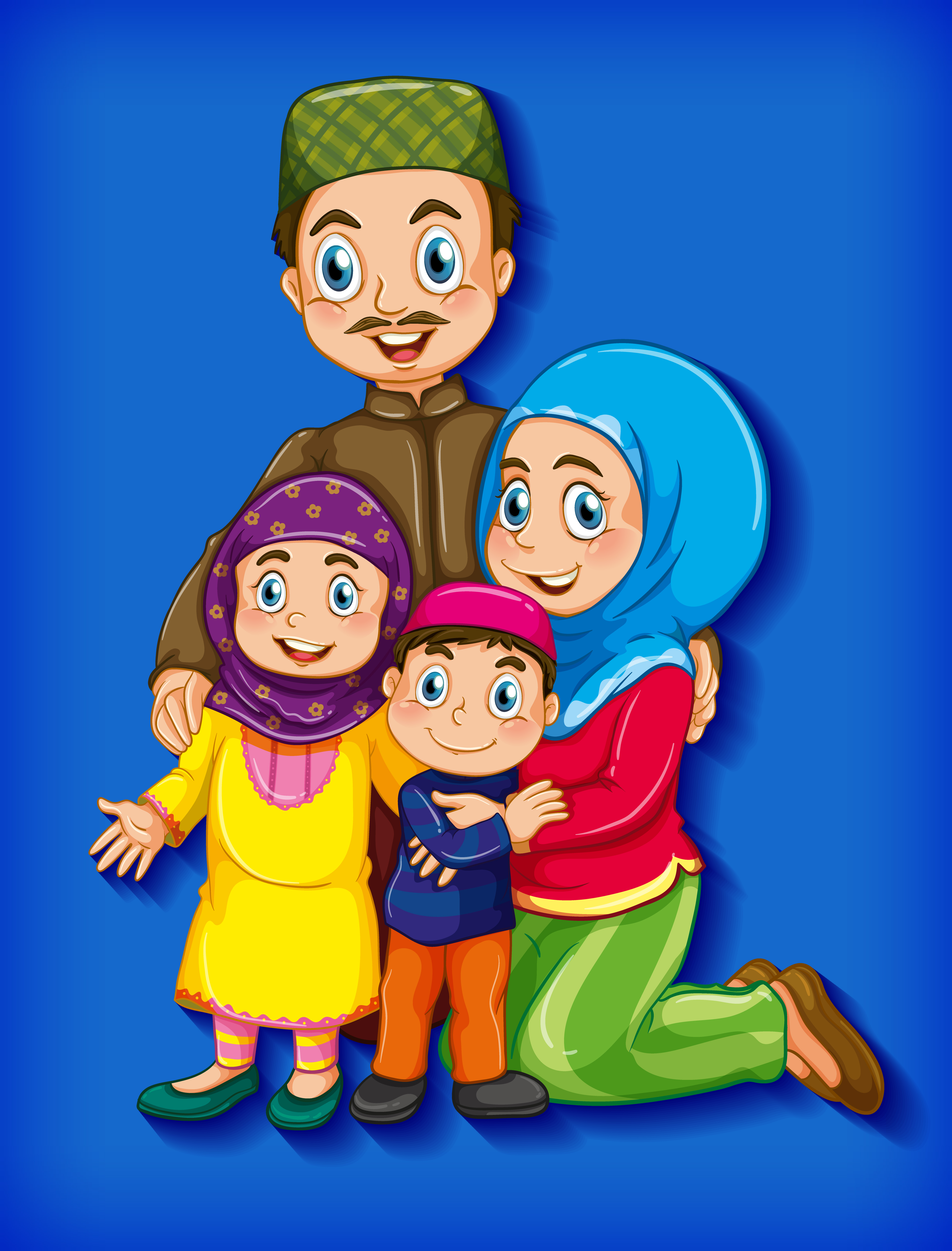 Detail Kartun Keluarga Muslim Png Nomer 21