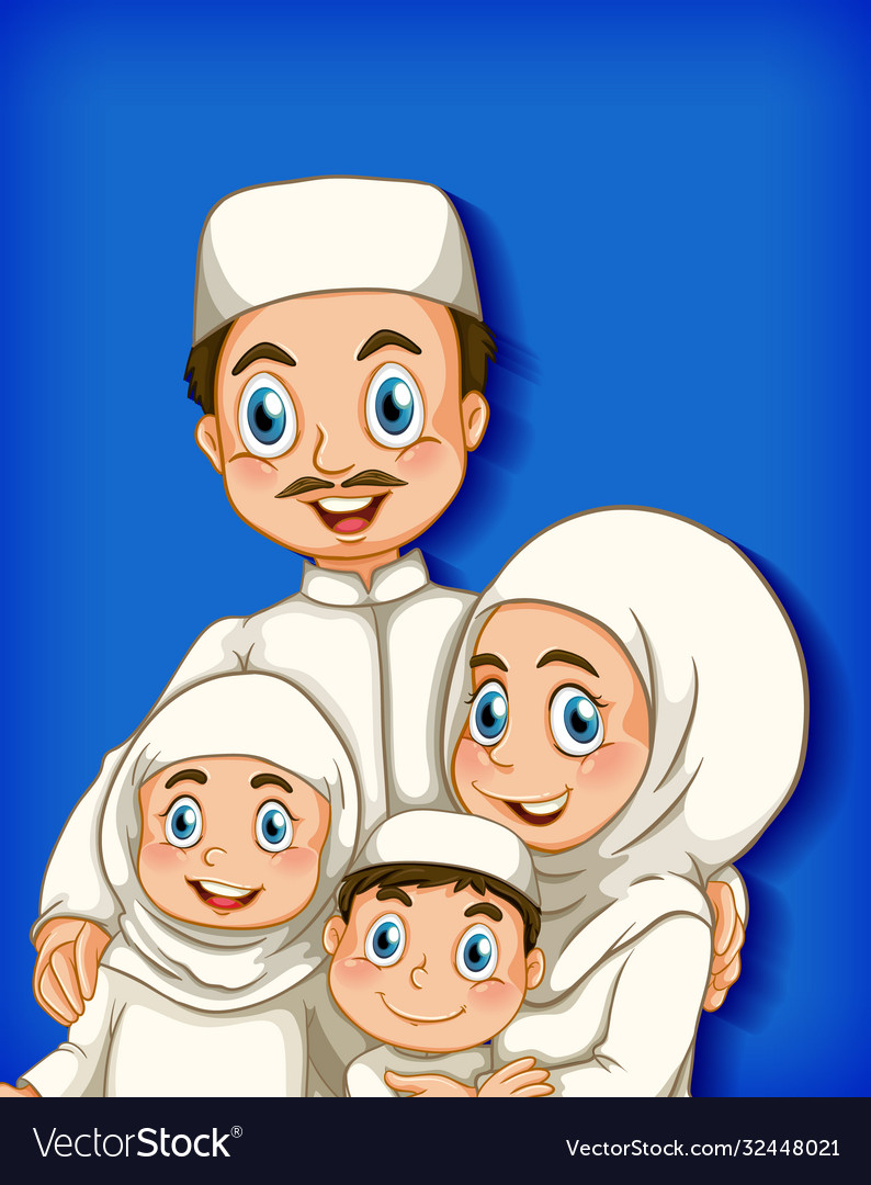 Detail Kartun Keluarga Muslim Png Nomer 29