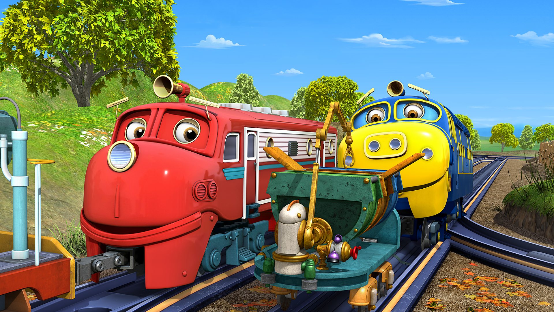 Detail Kartun Kereta Api Chuggington Nomer 18