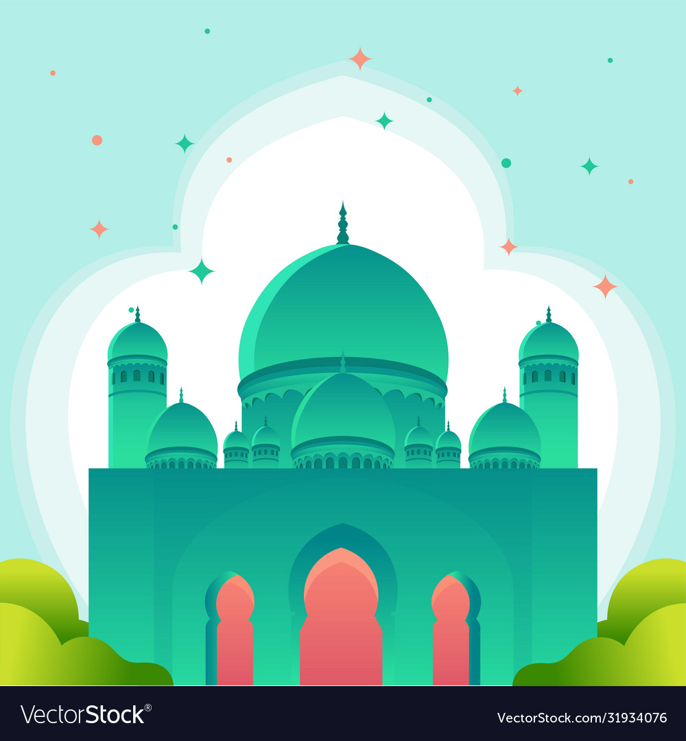 Detail Kartun Masjid Vector Nomer 29