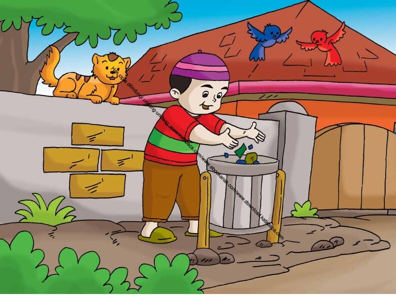 Detail Kartun Membuang Sampah Nomer 10