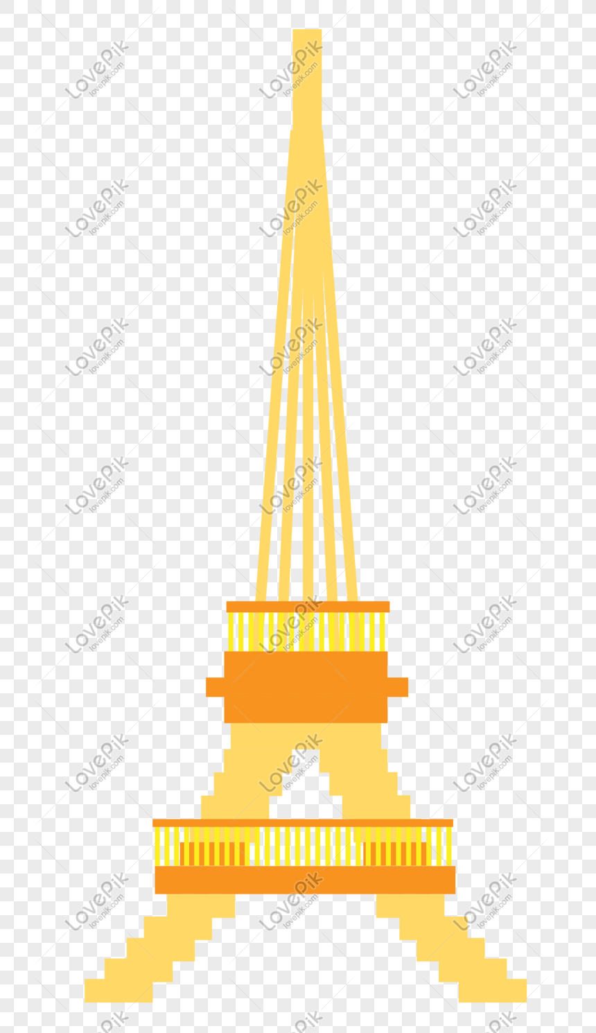 Detail Kartun Menara Eiffel Nomer 41