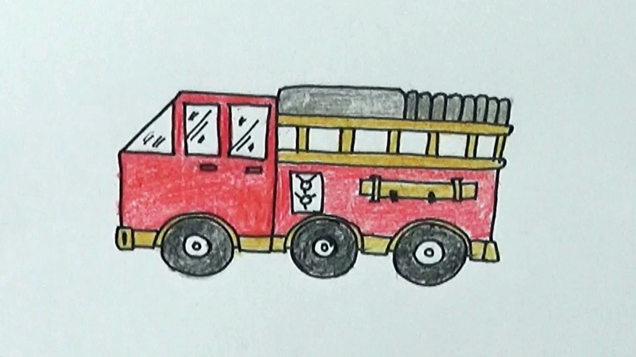 Detail Kartun Mobil Pemadam Kebakaran Nomer 29