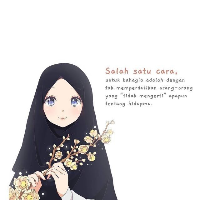 Kartun Muslimah Bahagia - KibrisPDR