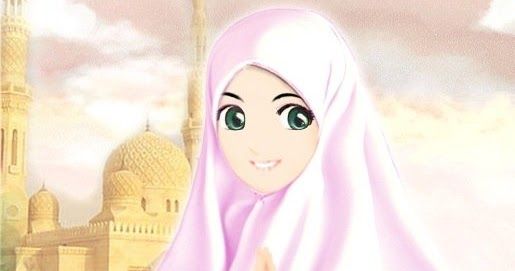 Detail Kartun Muslimah Bahagia Nomer 44