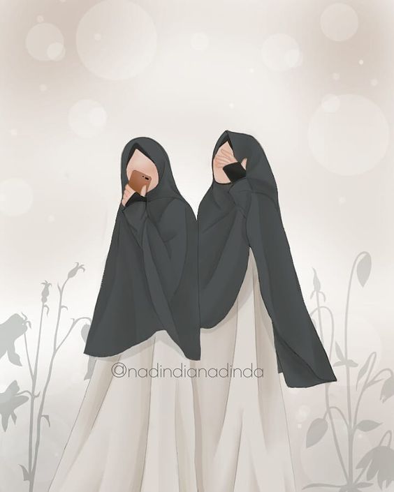 Detail Kartun Muslimah Cantik Bercadar Nomer 43