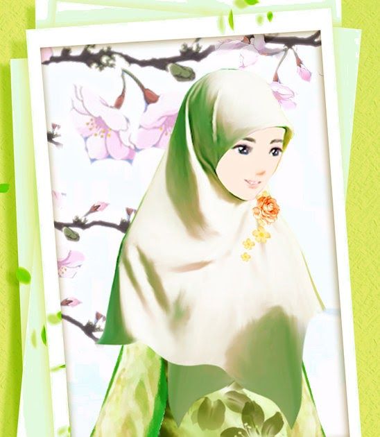 Detail Kartun Muslimah Cantik Berjilbab Nomer 9