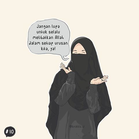 Detail Kartun Muslimah Cantik Berkacamata Nomer 26