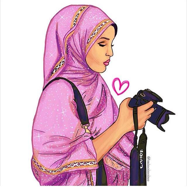 Detail Kartun Muslimah Kekinian Nomer 27