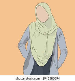 Detail Kartun Muslimah Kekinian Nomer 37