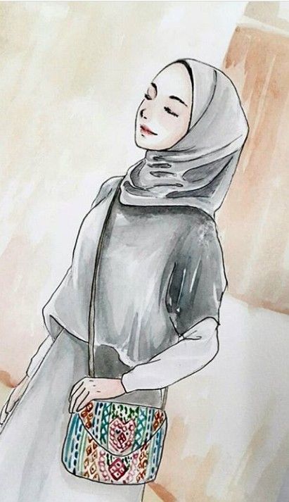 Detail Kartun Muslimah Keren Cantik Gaul Nomer 37