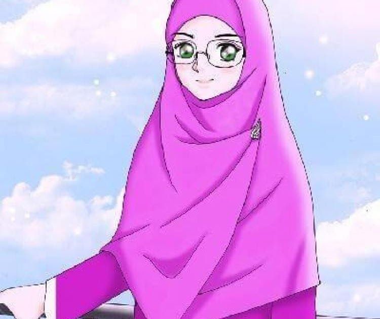 Detail Kartun Muslimah Pegang Al Quran Nomer 39