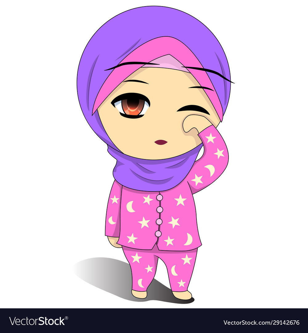 Detail Kartun Muslimah Vector Nomer 16