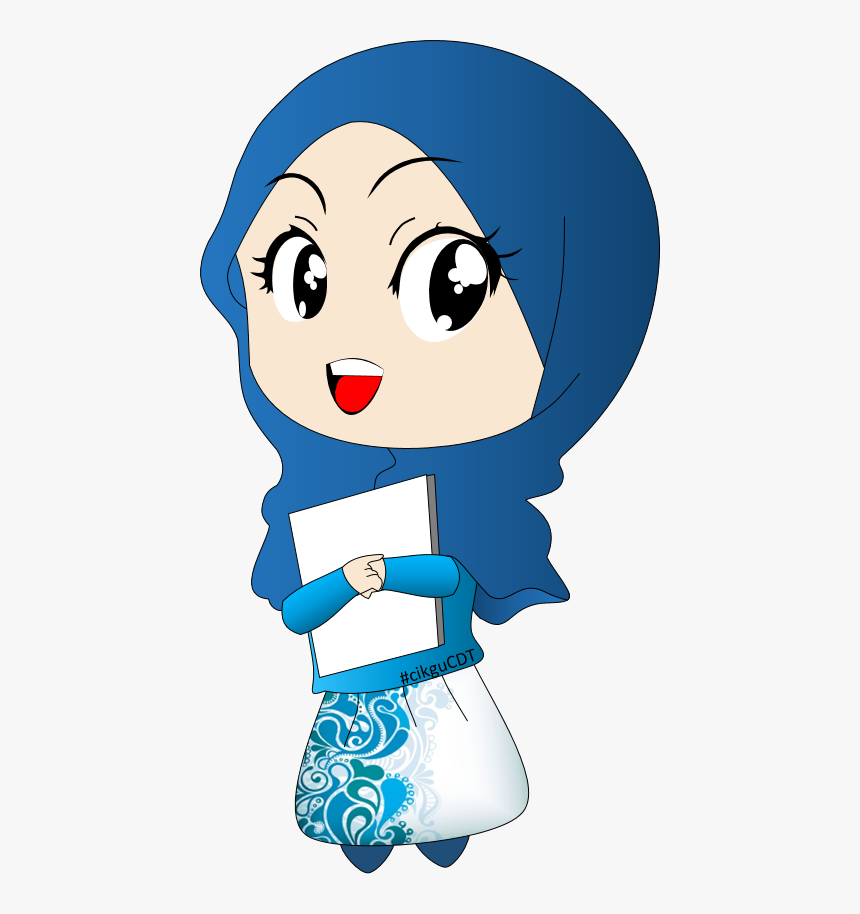 Detail Kartun Muslimah Vector Nomer 5