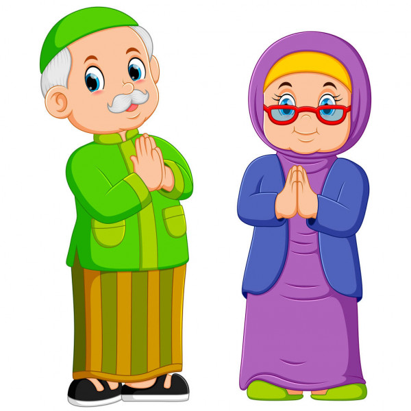 Detail Kartun Nenek Muslimah Nomer 4