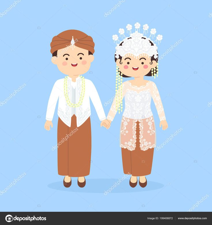 Detail Kartun Pengantin Jawa Png Nomer 18