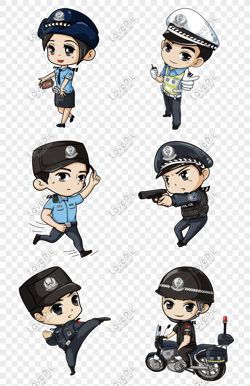 Detail Kartun Polisi Png Nomer 25