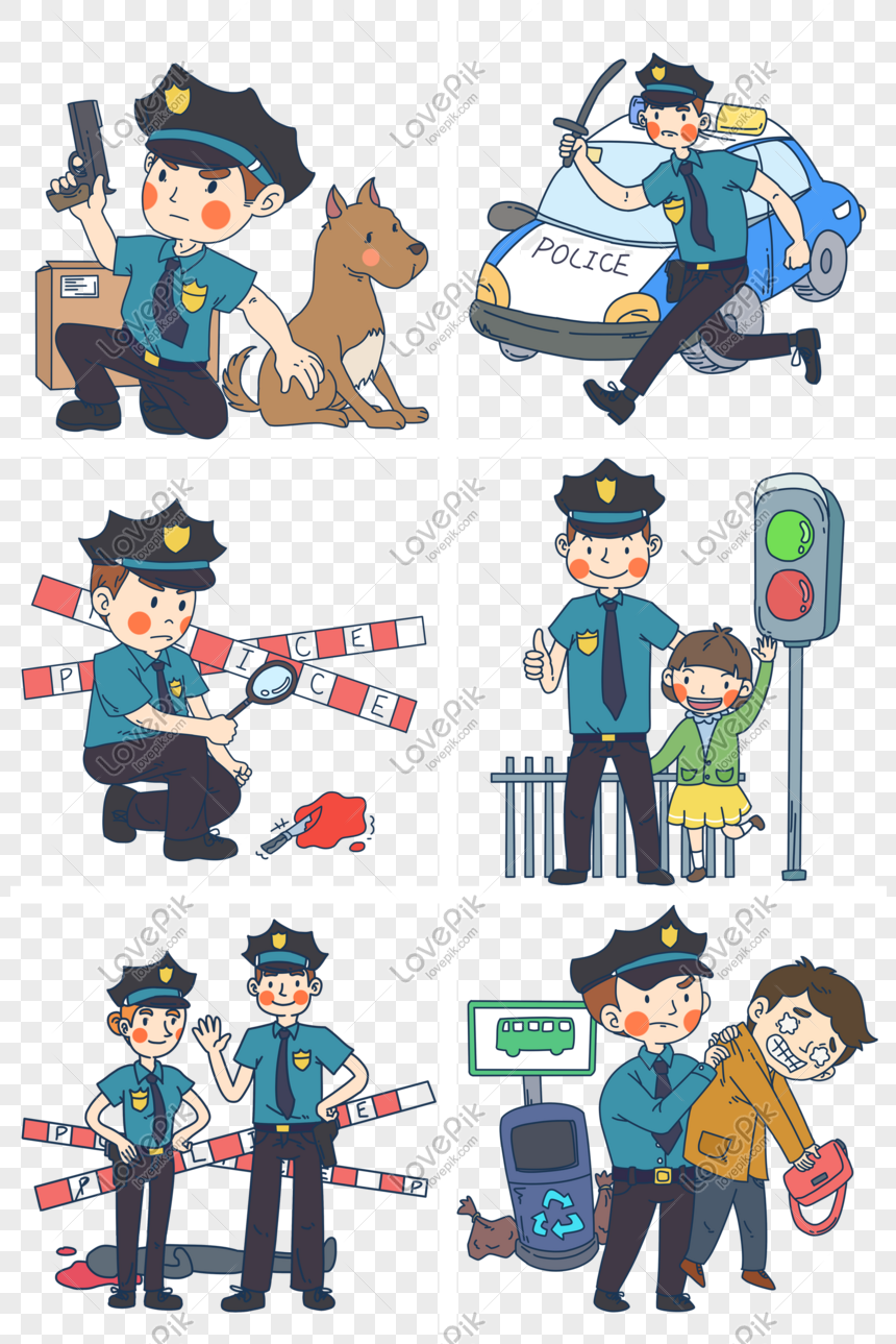 Detail Kartun Polisi Png Nomer 35