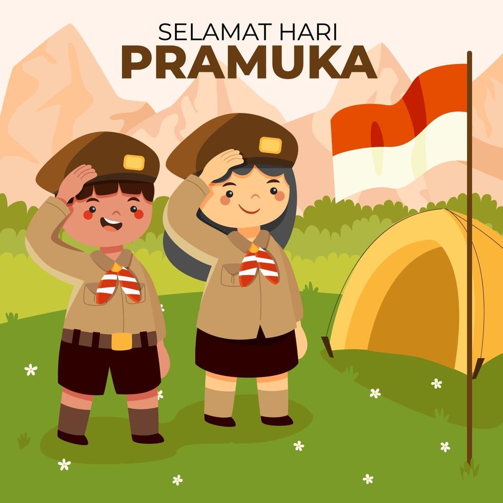 Detail Kartun Pramuka Vector Nomer 54