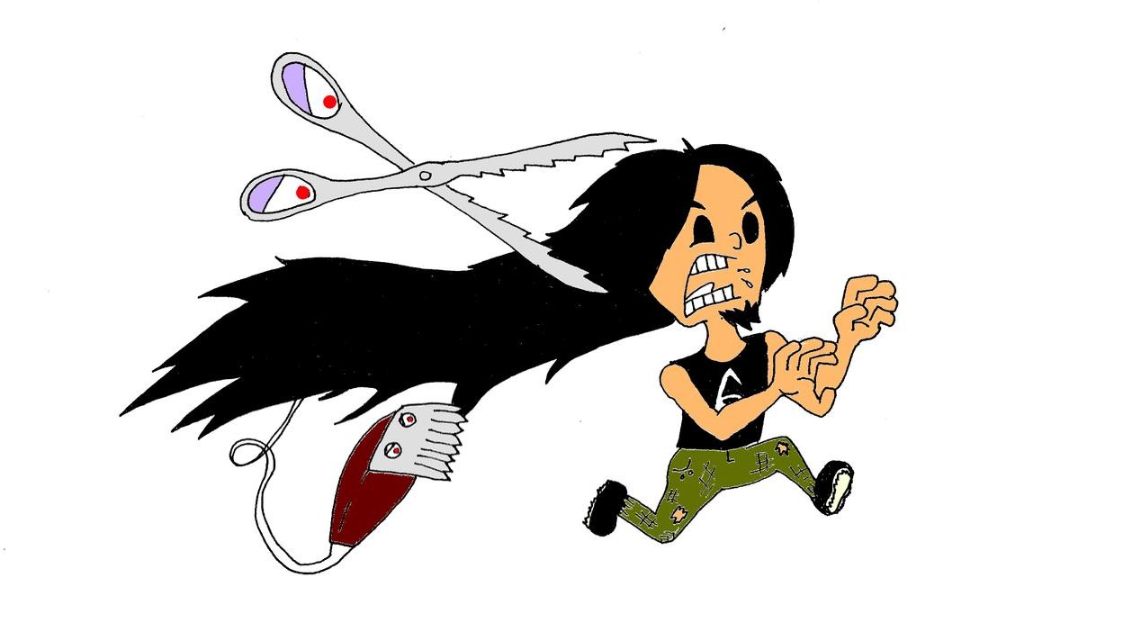 Detail Kartun Rambut Gondrong Nomer 3