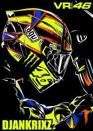 Detail Kartun Valentino Rossi Nomer 15