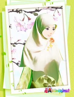Detail Kartun Wanita Muslimah Berjilbab Nomer 50