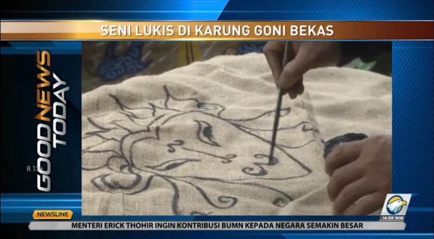 Detail Karya Seni Dari Karung Goni Nomer 32