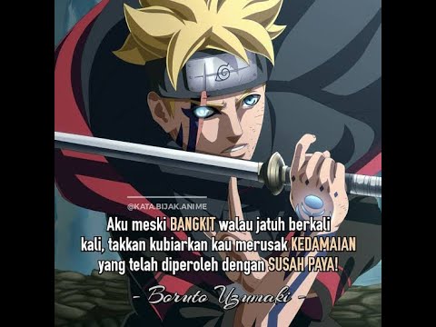 Detail Kata Bijak Boruto Nomer 10