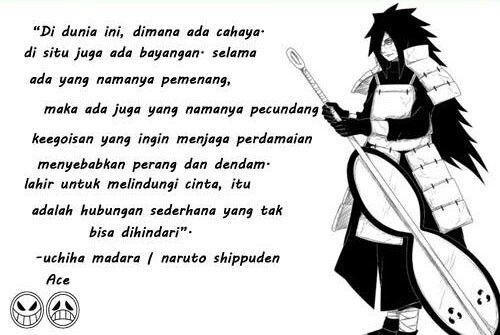 Detail Kata Bijak Uchiha Madara Nomer 16