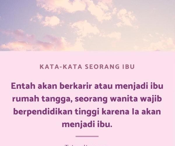 Detail Kata Bijak Wanita Karir Dan Ibu Rumah Tangga Nomer 12